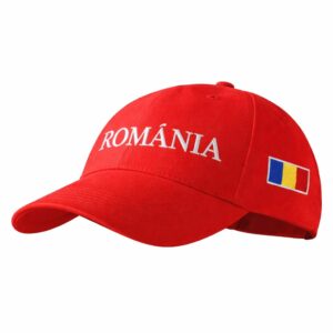 Şapcă unisex personalizata cu broderie fata – ROMANIA- si tricolorul Romaniei lateral